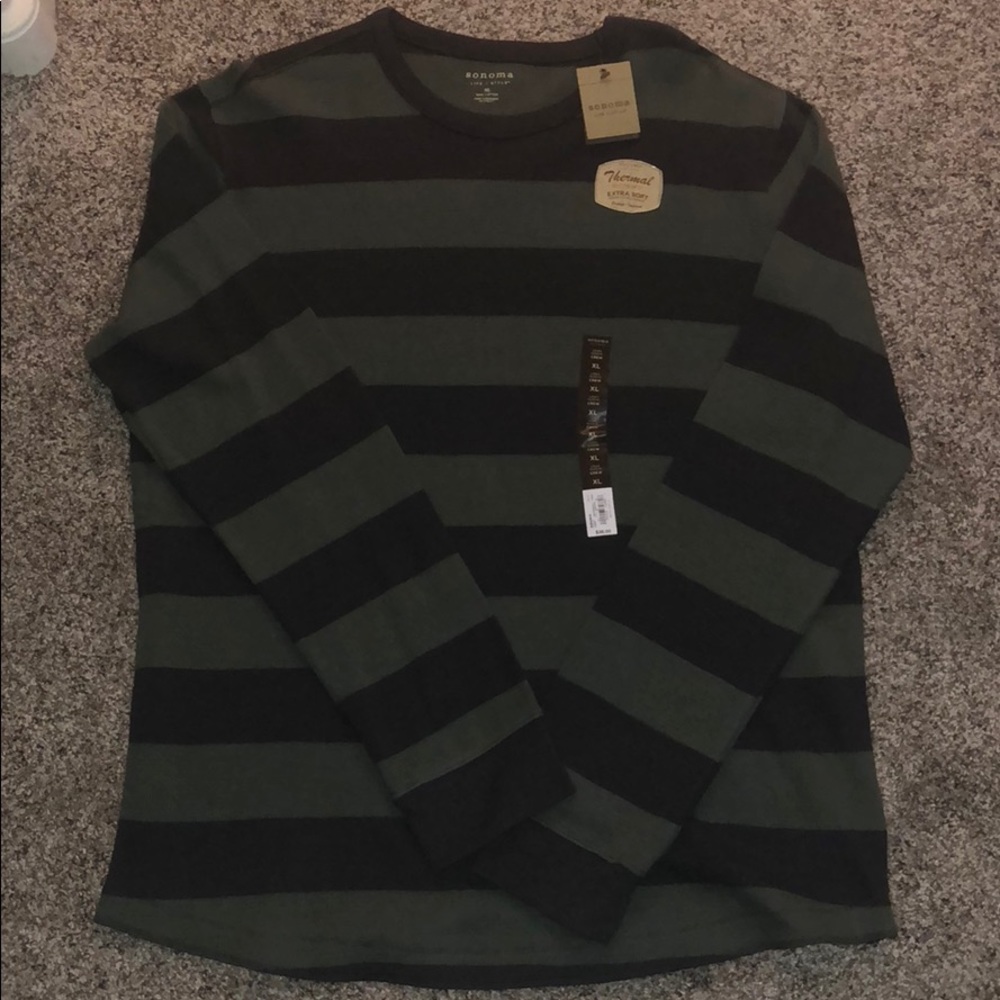 NWT men’s thermal crew long sleeve